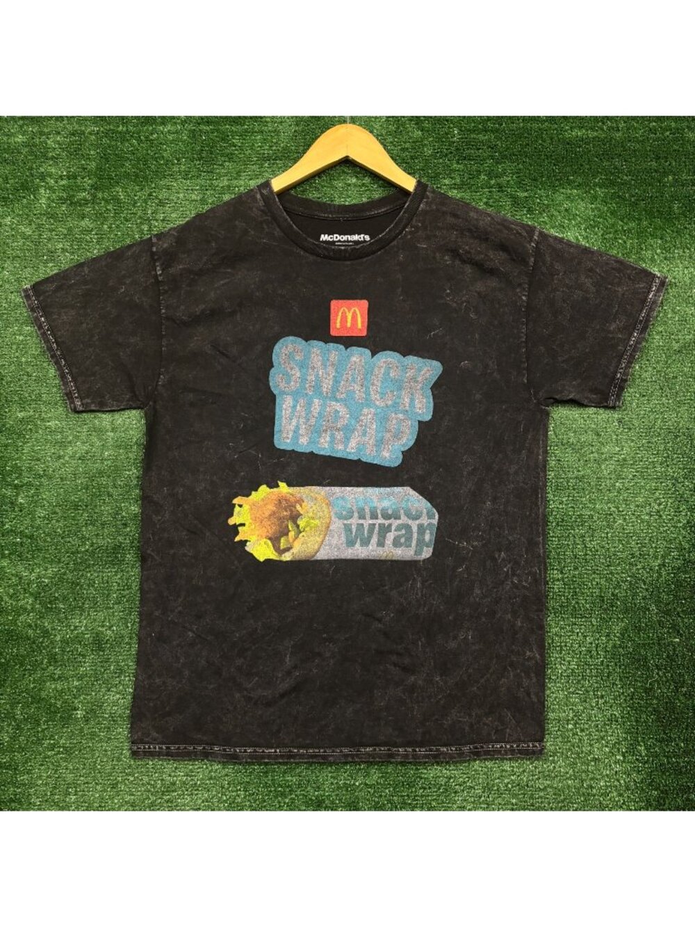 McDonald’s Chicken Snack Wrap Mineral Wash T-Shirt Size Medium